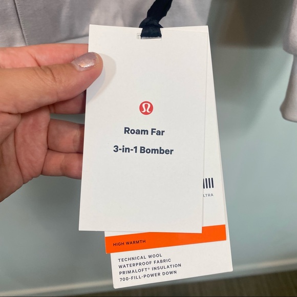 NEW Lululemon Roam Far Waterproof Wool 3-in-1Jacket Size 4 - Picture 5 of 13